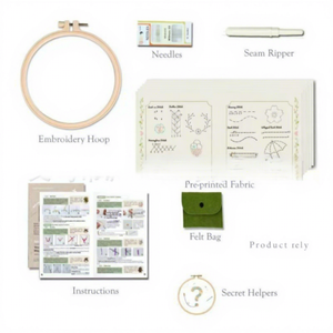 Kit <span class=keywords><strong>de</strong></span> Libro <span class=keywords><strong>de</strong></span> Puntadas <span class=keywords><strong>de</strong></span> Bordado, Muestra <span class=keywords><strong>de</strong></span> Puntadas con Aguja, Organizador <span class=keywords><strong>de</strong></span> Telas para Coser, Libro <span class=keywords><strong>de</strong></span> Manualidades con Aguja para Principiantes - Product Image 5