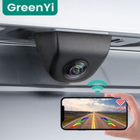 HD 720P 170 Degrés Fisheye Universel Sans Fil 5G WiFi Enregistreur DVR De Voiture Vue Arrière Caméra de Recul Pour iPhone et Téléphone Android