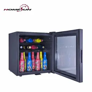 Tủ lạnh máy nén khách sạn chất lượng cao 50L với cửa kính