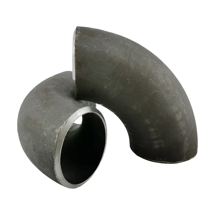 Diskon besar pabrik baja karbon mulus A234 WPB 1-1/2 "fitting pipa untuk menghubungkan SCH80 90 derajat Radius panjang siku