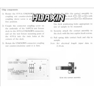 Keysight 16092A <b>Spring</b> <b>Clip</b> Fixture Frequency: DC to 500MHz DC Bias: -40V to 40V - Product Image 2