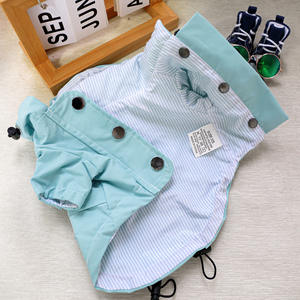 छोटे मध्यम आकार के प्यारा पारंपरिक आरामदायक फोल्डेबल कुत्ते वर्षाकोट पॉलिएस्टर वसंत ग्रीष्मकालीन आउटडोर पारदर्शी मोनोक्रोम - Product Image 2