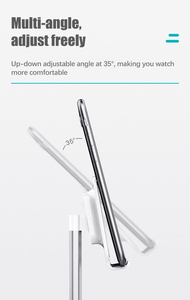 celular Tablet Stand titular de la altura y la altura de ajuste de aluminio de soporte para teléfono de 10 pulgadas pantalla - Product Image 4