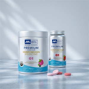 Durable Metal Probiotic Powder <b>Container</b> Airtight Aluminum Jar for Health Powder Luxury Nutrition Supplement <b>Container</b> - Product Image 3