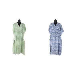 ชุดเดรสยาวคาฟตันอะบายามุสลิมแขนกุดแม็กซี่สไตล์ตุรกีผลิตในอินเดีย - Product Image 1