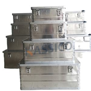 גדול יותר אלומיניום אחסון תיבת קשה מתכת כלי מקרה עם לחזק פינות - Product Image 4