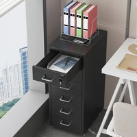Vente directe d'usine, armoire à dossiers en métal, armoire à dossiers en acier, table de chevet avec serrure, mobilier de bureau, armoire de rangement à 8 tiroirs