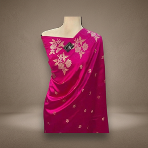 Diseñador última moda pesada Banarasi tela de nailon Rosa Saree fiesta Festival boda Saree para mujeres ropa exclusiva - Product Image 2