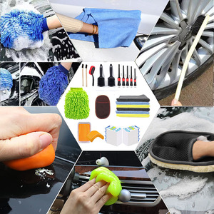 Vente en Gros Usine Fournitures de Détailing <span class=keywords><strong>Auto</strong></span> Outils de Nettoyage Kit 12 Pièces Brosse de Lavage Voiture - Product Image 3