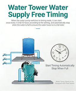 QY-400-BPA Self-Priming <b>Booster</b> Pump 0.4kW 3m/H 30m Head | DC Motor High Pressure | Quiet Operation IPX4 Waterproof | - Product Image 4