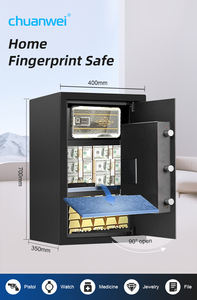 Caja DE SEGURIDAD ignífuga con cerradura de llave de caja de seguridad ignífuga para seguridad en el hogar con múltiples opciones de autenticación - Product Image 3