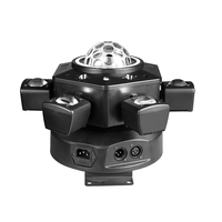 QSE éclairage 150W 6 bras kaléidoscope lumière LED bande RGBW Laser stroboscopique DMX piste de danse scène lumière DJ Disco IP33 6000K Ra90