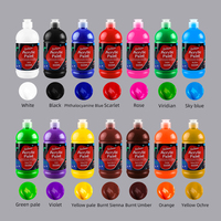 Xin Bowen Art Paint 500ML 14 couleurs bouteille acrylique couleur outil de peinture artiste niveau dessin Pigment MSDS certificat