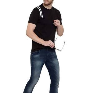 Wholesale Custom Design High Quality <b>Turtleneck</b> Formal Eco-Friendly Breathable Short Sleeve Slim Fit <b>for</b> t Shirts <b>Men</b> - Product Image 4