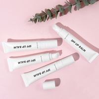 Baume à lèvres à étiquette privée, écran solaire SPF15, baume à lèvres au beurre de karité, soin des lèvres longue durée, hydratant végétalien, baume à lèvres en gros
