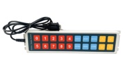 Nouveau clavier à barre tactile avancé RS232 à 20 touches avec écran de cuisine intégré et barre tactile pour les systèmes KDS