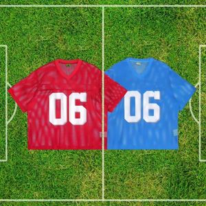 เสื้อฟุตบอลอเมริกันทรงบ็อกซี่ผ้าโพลีเอสเตอร์แบบเรโทรสำหรับผู้ชาย ชุดยูนิฟอร์มออกแบบเองได้ - Product Image 2