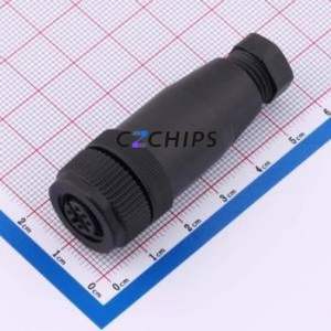 I.AX.ZSN.M12.P05.PP7 Circular (Cable) Connector Connector ( Jack Specification: M12 )( Total PIN Count: 5P )( Gender: Female ) - Product Image 1