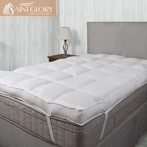 Sang trọng lông ngỗng và xuống Pad khách sạn hoặc nhà sử dụng mềm chống dị ứng giường nệm Topper - Product Image 4