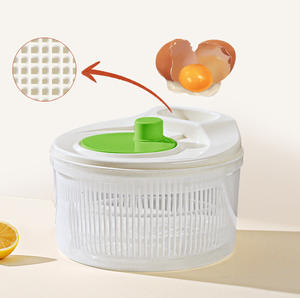 <span class=keywords><strong>Essoreuse</strong></span> <span class=keywords><strong>à</strong></span> <span class=keywords><strong>salade</strong></span> manuelle efficace, grande capacité de 3 L, en plastique, pour légumes frais - Product Image 2