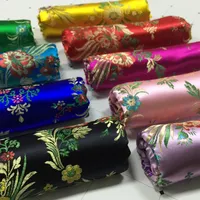 the figured dacron or the brocade Chinese Qipao Dress Material Bags,Crafts,Retro Paisley Brocade Fabric