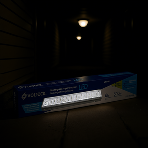 Lámpara de Emergencia LED Recargable Volteck LAE-100, 500 lm, 6 Horas de Duración, Luz de Camping para Interiores y Exteriores con Batería de Ácido y 3 Años de Garantía - Product Image 2