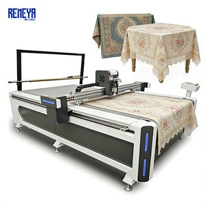 Machine de découpe CNC semi-automatique REMEYA pour tissus avec moteur à roulement et moteur électrique, zone de travail 1600x2500mm, 380V/220V - Product Image 1