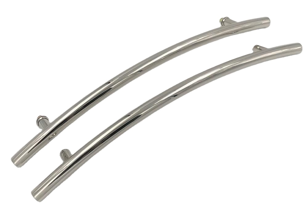 door handle handcrafted brass full moon