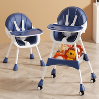 Chaise haute pour bébé, chaise à manger pour enfants, chaise à manger 3 en 1 pour enfants, OEM, vente chaude