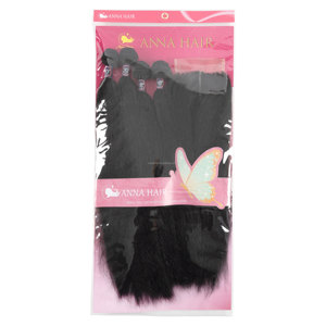 优质纬编发束，纯色发束，一包多用，适合女性，卷直发，4 件装 - Product Image 5