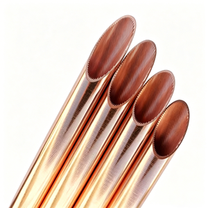 <span class=keywords><strong>Tubo</strong></span> de <span class=keywords><strong>Cobre</strong></span> ASTM B280 con Ranura Interna, Resistente a la Corrosión, de Alta Calidad para Aire Acondicionado Central - Product Image 1