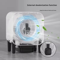 La litière pour chat automatique et intelligente entièrement fermée, autonettoyante, avec contrôle de la purification de l'air, la plus vendue par OEM, accessoire populaire