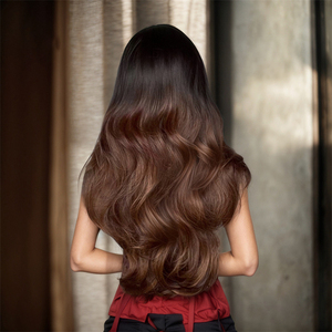 Peluca en el extranjero Estilo de cabello completo Simulación de <span class=keywords><strong>color</strong></span> natural Damas Flequillo largo Grupo femenino coreano Peluca Fuente de fábrica - Product Image 2