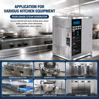 Générateur de vapeur commercial JOWIN pour la cuisson du riz, 18KW 380V 25KG/H, chaudière à vapeur en acier inoxydable 304