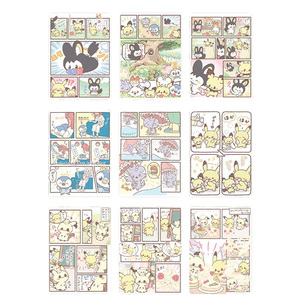 JR - Imán para Refrigerador Pokémon sin Abrir, Pegatina de la Bandera de Legends, Cubierta de Arte, Tablero de Sol y Luna, Caja de Acrílico Ebt, Caja de Regalo para Juegos de Mesa - Product Image 5
