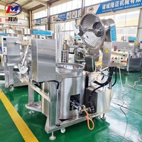Grande machine à pop-corn industrielle Machine commerciale à pop-corn sucré au caramel au gaz Ligne de production de pop-corn entièrement automatique