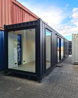 Maison Modulaire Préfabriquée de Luxe Industrielle Durable de 40 pieds – Conteneur d'Expédition Préfabriqué Écologique avec Salon Intégré