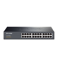 TP-LINK commutateur Ethernet rapide 24 ports 24FE TL-SF1024D port RJ45 10/100Mbps MDI/MDIX MAC sans ventilateur bureau/rack plug and play