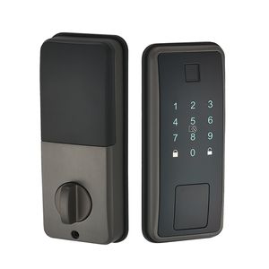 Serrure de porte d'entrée sans clé à pêne dormant intelligent Blue-Tooth WIFI Touchscreen Keypad Key Auto Remote Auto EKey APP Control Front Door Lock - Product Image 1
