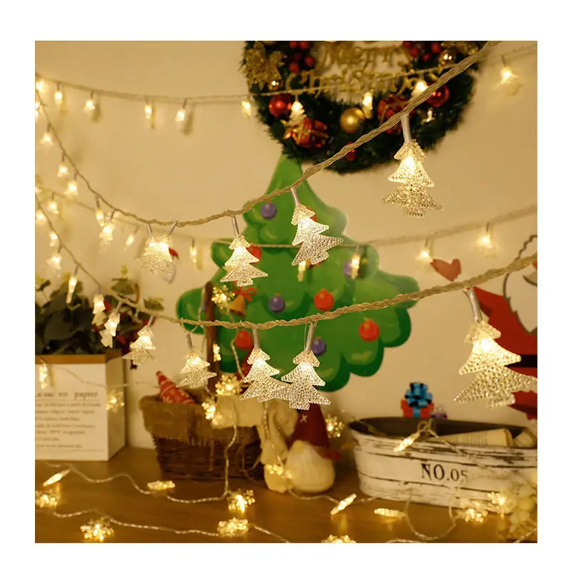 Festival de luzes LED da corda iluminação decorativa para árvore de Natal interior para a temporada de férias
