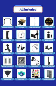 リモコン付き360度カメラ回転式フォトブースマシン、360度フォトブースエンクロージャー、背景幕、スカイオーバーヘッド360度フォトブース - Product Image 3