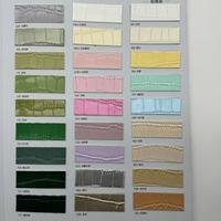 Cuir artificiel PU gaufré motif crocodile 1MM pour chaussures, sacs, sacs à main, sièges de voiture, canapés, artisanat, couleur personnalisée
