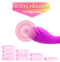 Masseur vibrant portable pour le point G, télécommande sans fil, 10 fréquences, 3 vitesses, étanche, pour le bien-être intime des femmes