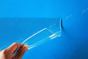 Tissu <span class=keywords><strong>industriel</strong></span> de rideau en bande de PVC teint le fil tissé le modèle simple de style avec le revêtement de PVC pour l'usage d'entrepôt - Product Image 3