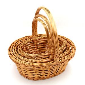 High Quality New Design Handmade Oval Storage Wicker Picnic Basket - Product Image 1