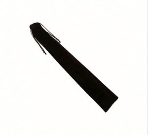 Nouveauté 2024 : Accessoires de rave écologiques en bambou noir massif peint pour femmes, avec sangle de jambe et éventail - Product Image 1