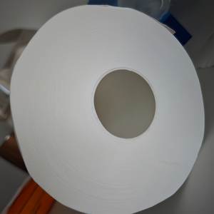 Rollos de toallas de mano de 220 hojas de una sola capa, papel higiénico suave y resistente para baños comerciales para restaurantes, hoteles envasados enteros - Product Image 4