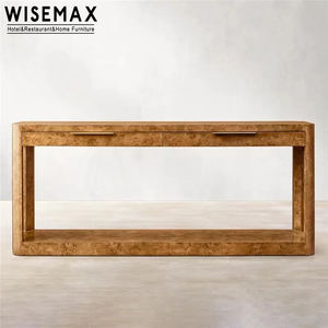 WISEMAX <span class=keywords><strong>Meuble</strong></span> de salon simple américain Poignée en bois massif <span class=keywords><strong>avec</strong></span> <span class=keywords><strong>tiroir</strong></span> armoire de rangement <span class=keywords><strong>Console</strong></span> d'<span class=keywords><strong>entrée</strong></span> pour villa d'hôtel - Product Image 5