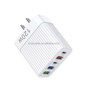 120W Charger Smart Charging EU US UK Universal Travel Wall <b>Adapter</b> with 2 <b>Type</b>-<b>C</b> & 3 <b>USB</b>-A for Mobile Phones and Earphones - Product Image 6