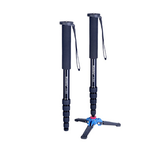 A-666 + M-1Manbily Bán Buôn Monopod Ánh Sáng Nhôm Đứng Kết Hợp Tripod Monopod Monopod Chuyên Nghiệp - Product Image 1